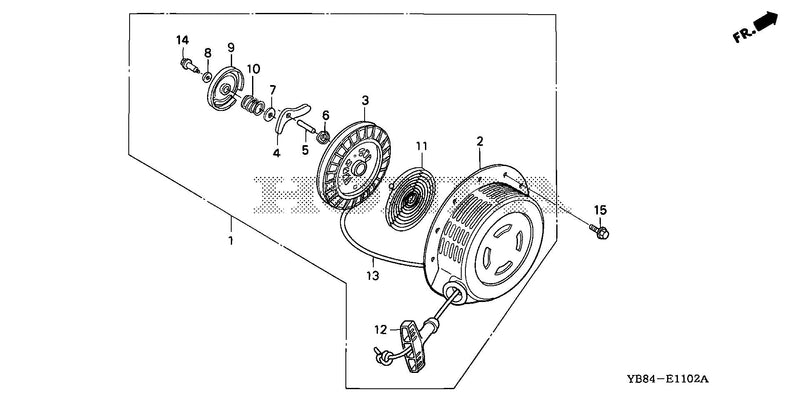 RECOIL STARTER (WT30XK1)