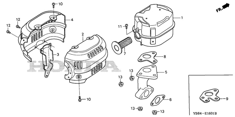 MUFFLER                  (WT30XK1/K2/K3/K4)