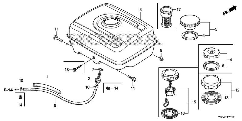 FUEL TANK                (WT20XK4,WT30XK1/K2/K3/K4)