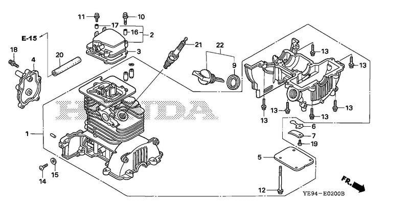 CRANKCASE SET (WX10)