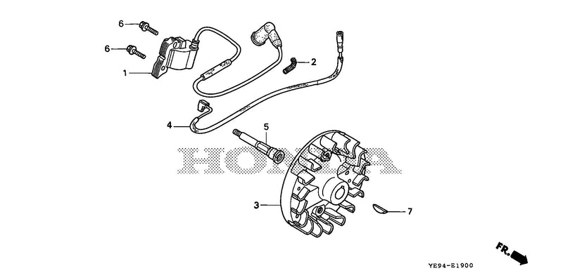 FLYWHEEL@IGNITION COIL   (WX10)