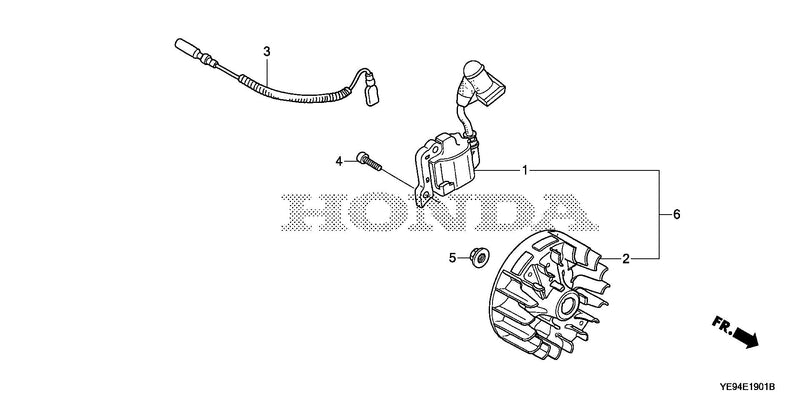 FLYWHEEL@IGNITION COIL   (WX10K1)