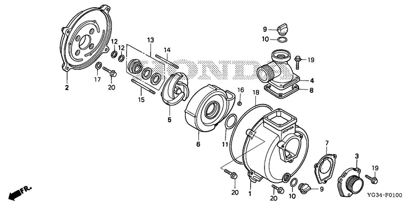CASING@IMPELLER          (WB20XK2/XT2/XT3/XT4)
