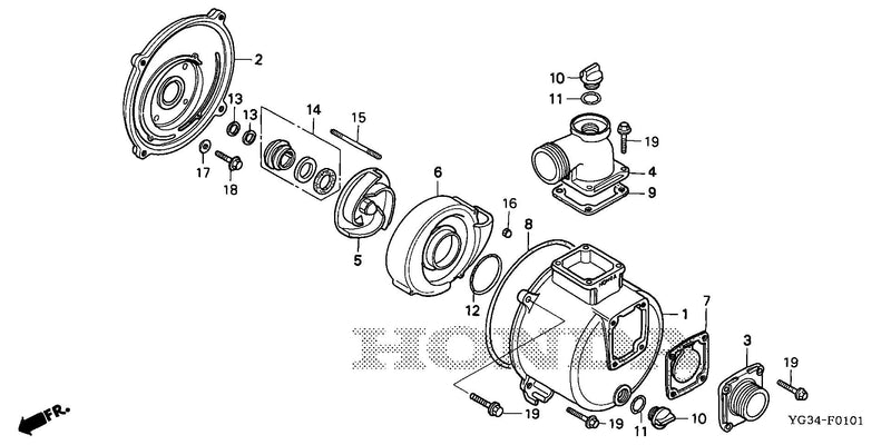 CASING@IMPELLER          (WB30XK2/XT2/XT3)