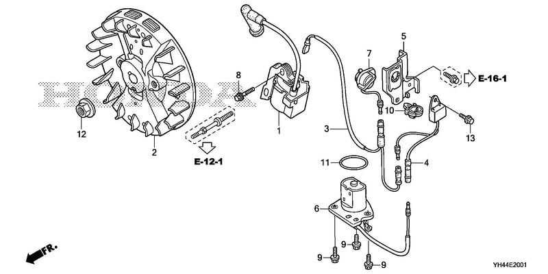 FLYWHEEL@IGNITION COIL   (WX15T)