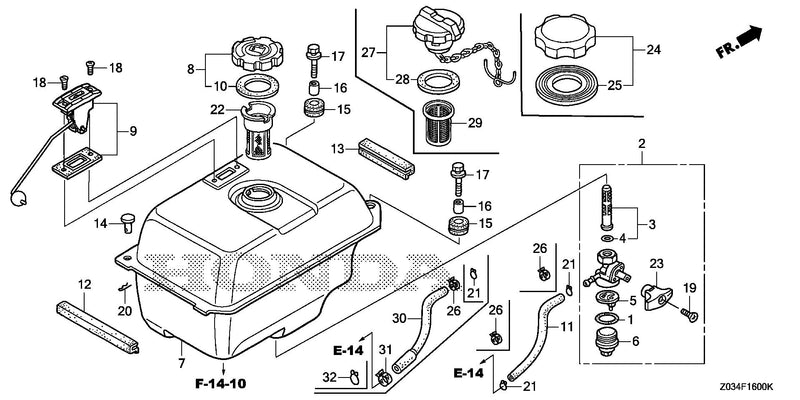 FUEL TANK@FUEL STRAINER
