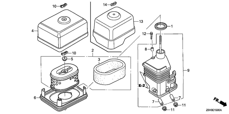 AIR CLEANER (DUAL)