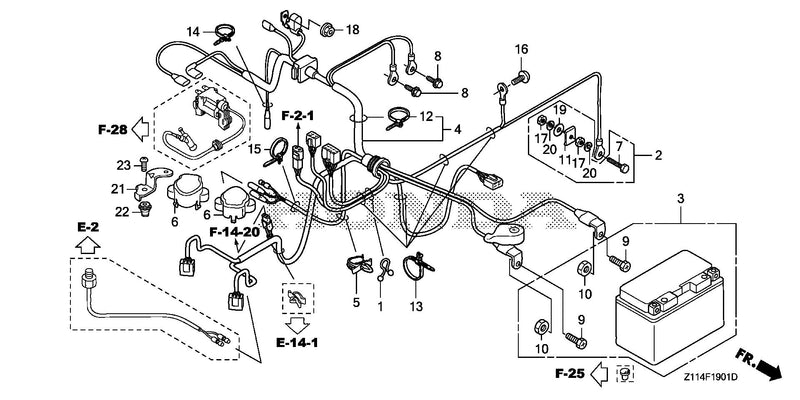 ENGINE WIRE HARNESS      (EM5000IS/5000IS1/7000IS)