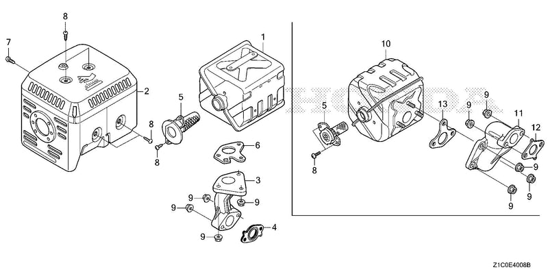 OTHER PARTS (9) (MUFFLER)