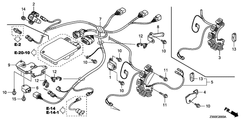 IGNITION COIL@WIRE       HARNESS (1)