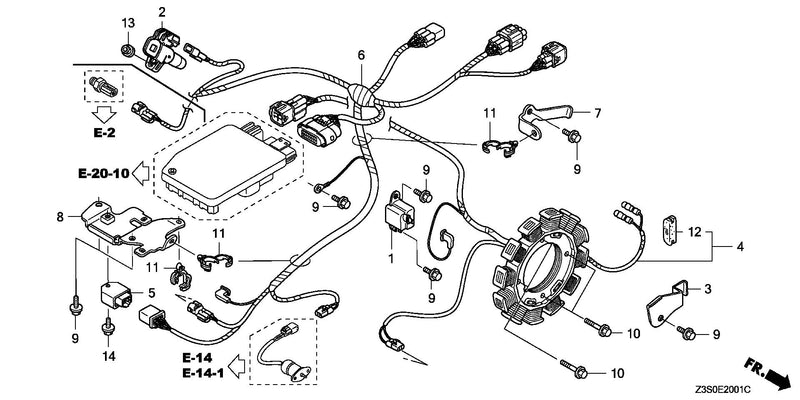 IGNITION COIL@WIRE       HARNESS (2)