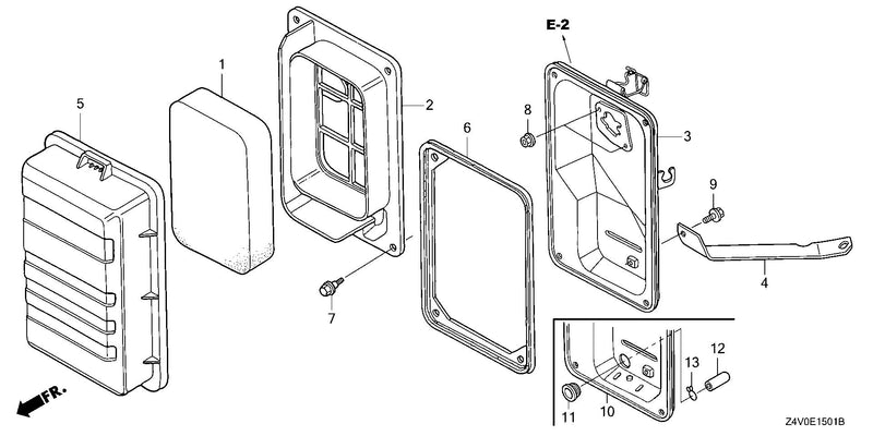 AIR CLEANER (2)          (STANDARD)