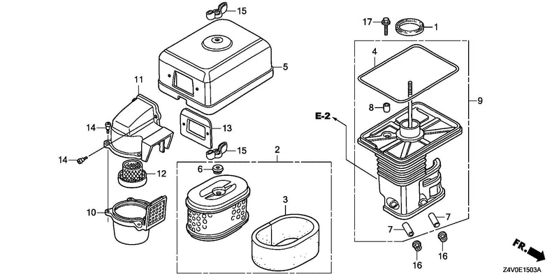 AIR CLEANER (4) (CYCLONE)