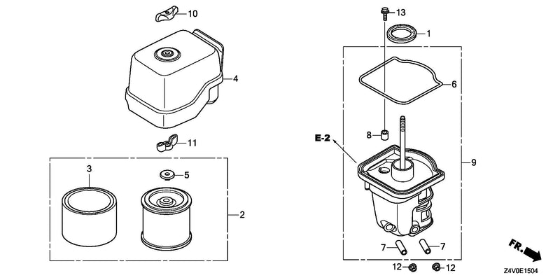 AIR CLEANER (5) (CYCLONE)