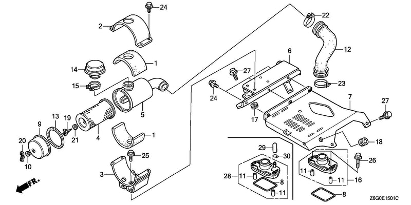 AIR CLEANER (SNORKEL)