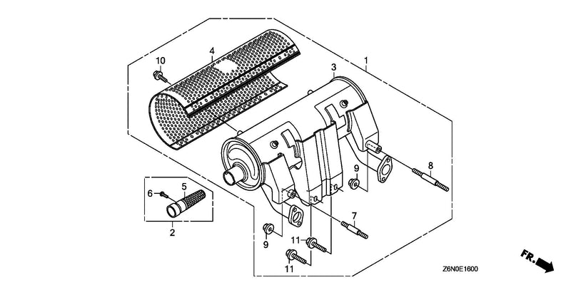 MUFFLER (HIGH-R.)