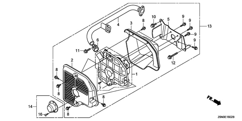 MUFFLER (SIDE MOUNT)
