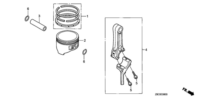 PISTON@CONNECTING ROD