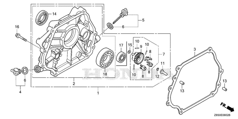 CRANKCASE COVER (3)