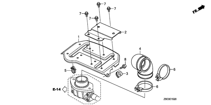 AIR CLEANER STAY