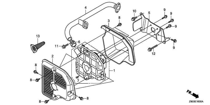 MUFFLER (SIDE MOUNT)
