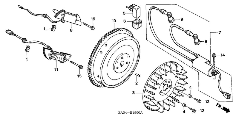 FLYWHEEL@IGNITION COIL   (1)