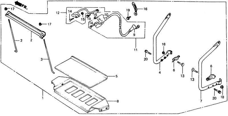BATTERY TRAY KIT (EMS)