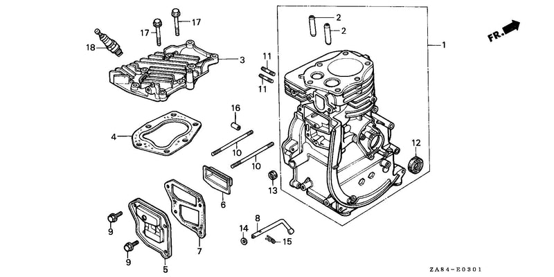EG650   CYLINDER HEAD@CYLINDER