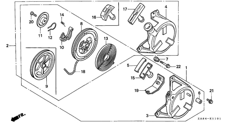 EX/EM650RECOIL STARTER (2)