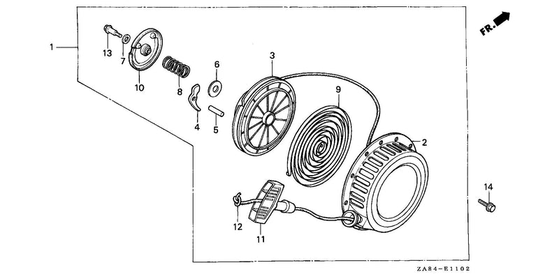 EG650   RECOIL STARTER (1)