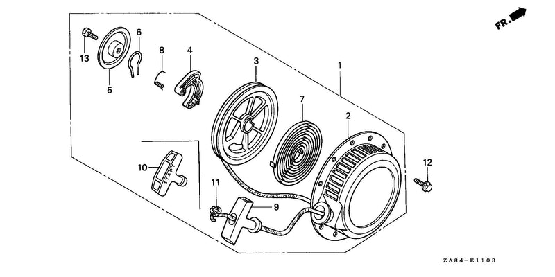 EG650   RECOIL STARTER (2)