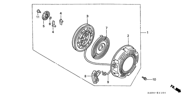 EG650   RECOIL STARTER (3)