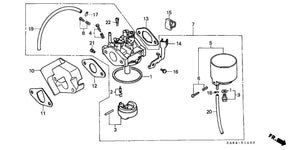 EX/EM650CARBURETOR