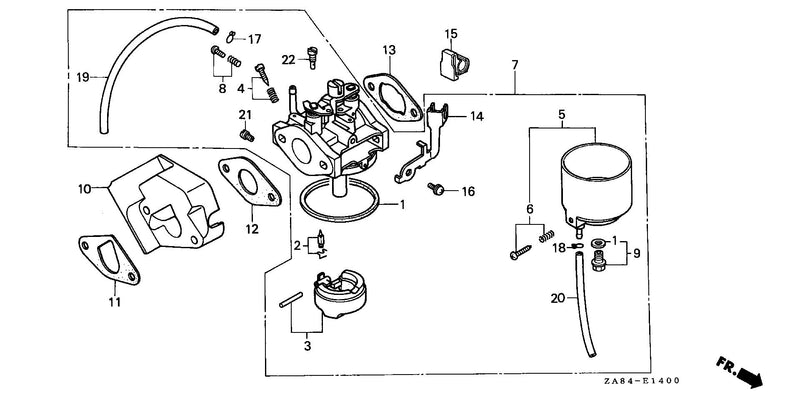 EX/EM650CARBURETOR
