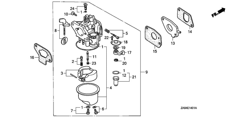 EG650   CARBURETOR