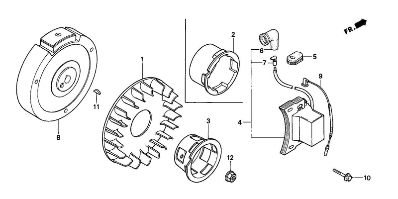 EG650   FLYWHEEL@IGNITION COIL