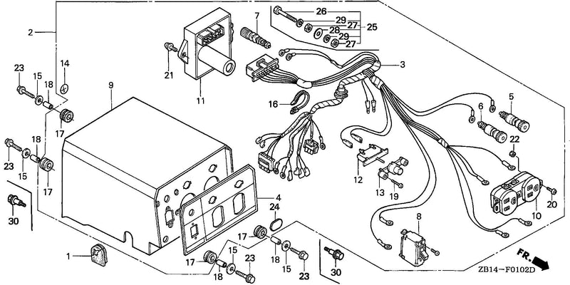 CONTROL BOX (EG2500XK1)