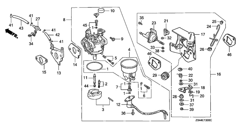 CARBURETOR (EM, EB)