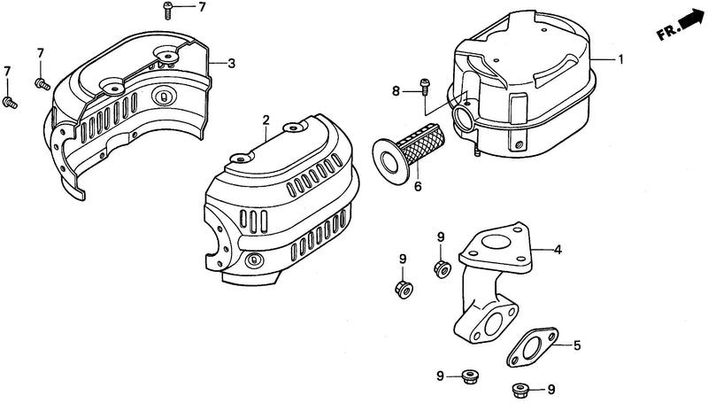 MUFFLER (EG3500X, K1)