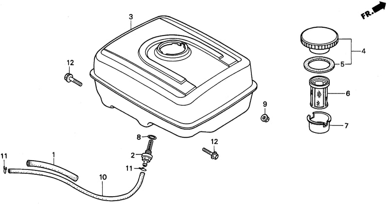 FUEL TANK (EG3500X, K1)