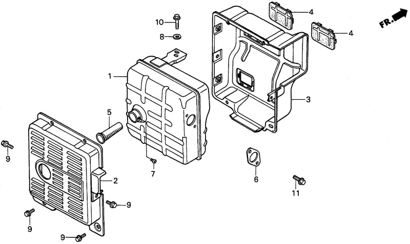 MUFFLER (EM, EB)