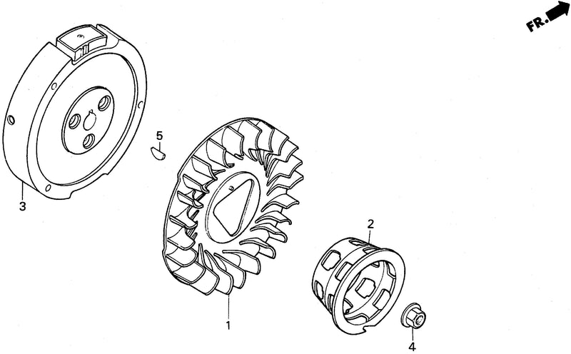 FLYWHEEL@COOLING FAN