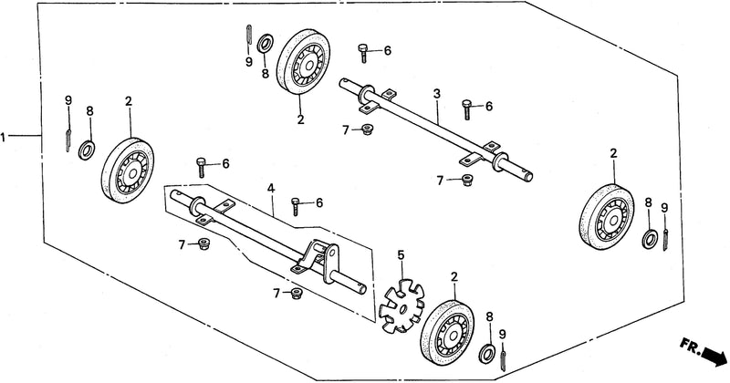 WHEEL (4-WHEELS)