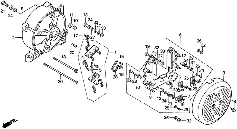 REAR HOUSING