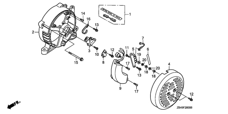 REAR HOUSING