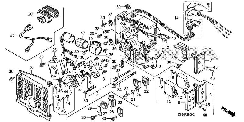 REAR HOUSING
