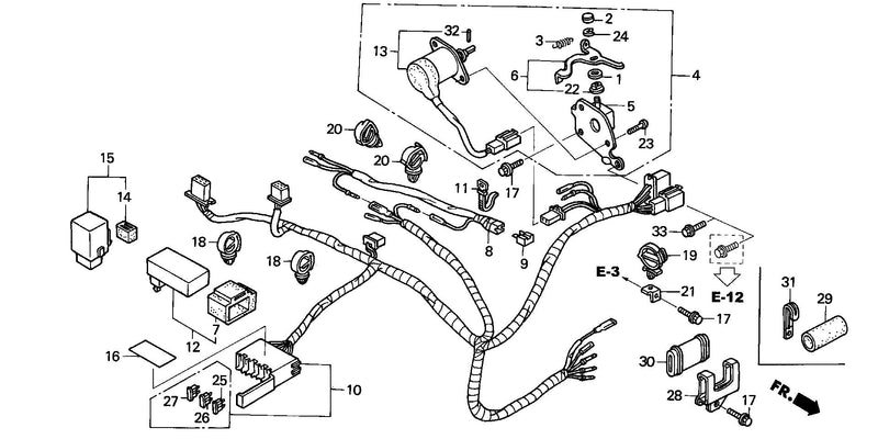 AUTO THROTTLE@SUB WIRE   HARNESS