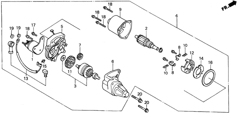 EM/SX   STARTER MOTOR