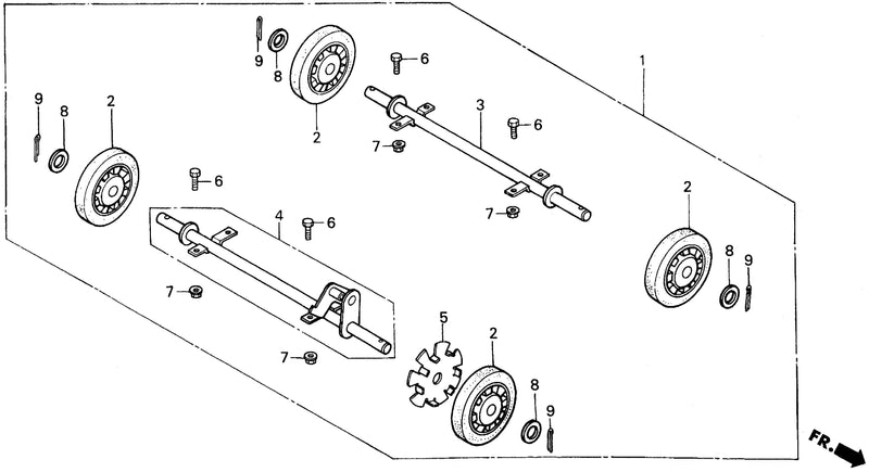 EM/EB   WHEEL (4-WHEELS)