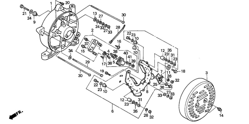 REAR HOUSING